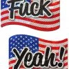 Pastease America 'Fuck Yeah!' USA Stars & Stripes Nipple Pasties