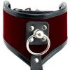 Funk Plus O Ring Burgundy Velvet Posture Collar
