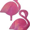 Pastease Holographic Bubblegum Pink Flamingos Nipple Pasties