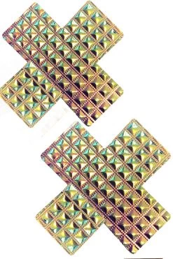 NevaNude Accessories Furiosa Raised Squares XX Nipple Pasties