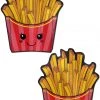 Pastease Happy Kawaii French Fries Nipple Pasties