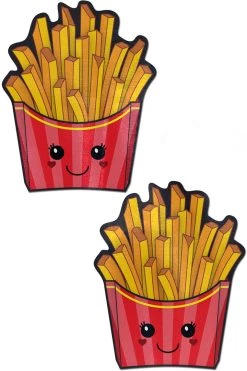 Pastease Happy Kawaii French Fries Nipple Pasties