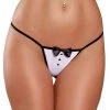 Magic Silk Tuxedo G-String Panty