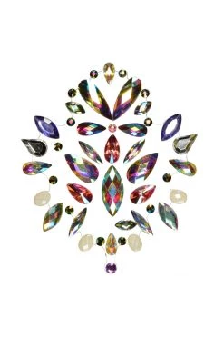 GE Apparel Adella Crystal Boob Jewels Dancewear