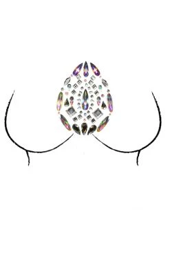 GE Apparel Dancewear Venus Crystal Rhinestone Chest Jewels