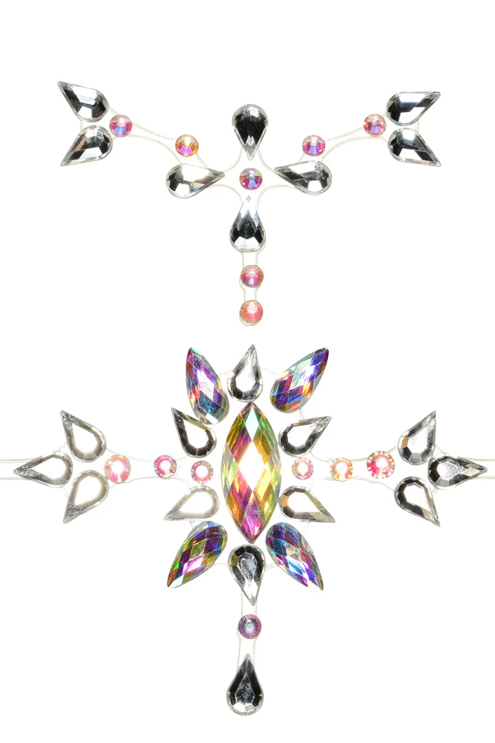 GE Apparel Dancewear Galaxy Crystals Rhinestone Chest Jewels 4 GE Apparel Dancewear Galaxy Crystals Rhinestone Chest Jewels