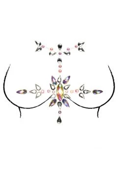 GE Apparel Dancewear Galaxy Crystals Rhinestone Chest Jewels