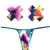 NevaNude Lingerie Block Party Nipple Pasties & G-String Panty