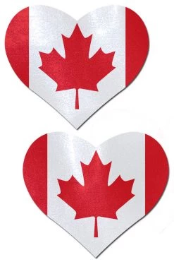 Pastease Love Canadian Heart Nipple Pasties Accessories