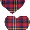 Pastease Red Plaid Punk Rock Nipple Pasties Lingerie