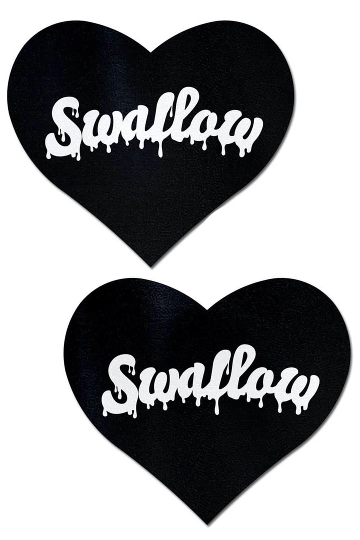 Pastease "Swallow" Hearts Nipple Pasties Lingerie 4 Pastease "Swallow" Hearts Nipple Pasties Lingerie