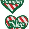 Pastease Naughty & Nice Heart Nipple Pasties Accessories