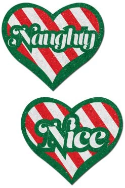 Pastease Naughty & Nice Heart Nipple Pasties Accessories