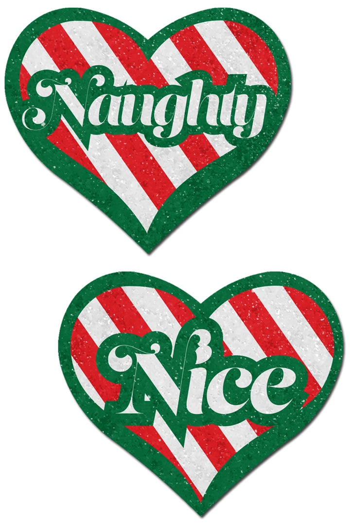 Pastease Naughty & Nice Heart Nipple Pasties Accessories 3 Pastease Naughty & Nice Heart Nipple Pasties Accessories