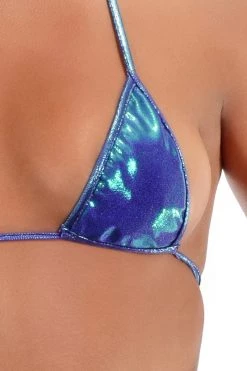 Kinky Zebra Micro Bikinis & G-Strings Crashing Waves Shimmer Micro Bikini