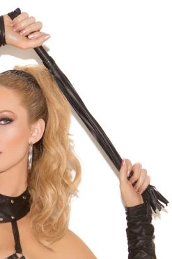 Elegant Moments 100% Genuine Leather Whip Whips, Crops & Paddles