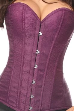 Daisy Corsets Plum Brocade Corset*