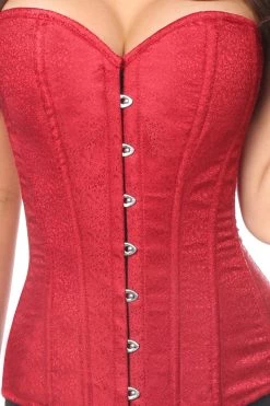 Daisy Corsets Red Wine Brocade Corset* Lingerie