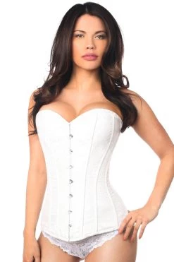 Daisy Corsets White Brocade Corset* Lingerie