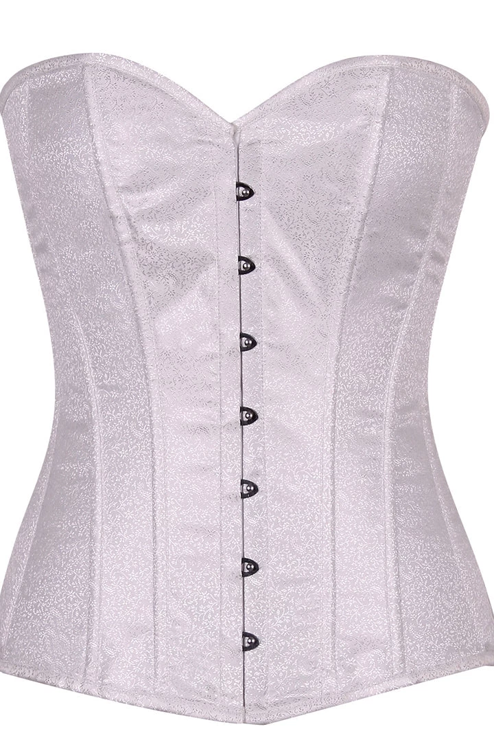 Daisy Corsets White Brocade Corset* Lingerie 5 Daisy Corsets White Brocade Corset* Lingerie