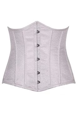 Daisy Corsets Lingerie White Brocade Underbust Corset* 12 Daisy Corsets Lingerie White Brocade Underbust Corset*
