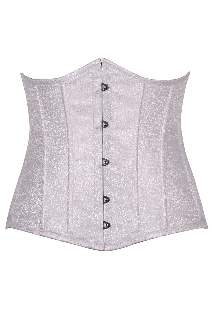 Daisy Corsets Lingerie White Brocade Underbust Corset* 7 Daisy Corsets Lingerie White Brocade Underbust Corset*