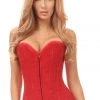 Daisy Corsets Red Lace Overbust Corset *