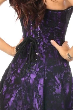 Daisy Corsets Lavish Purple Lace Corset Dress* Lingerie