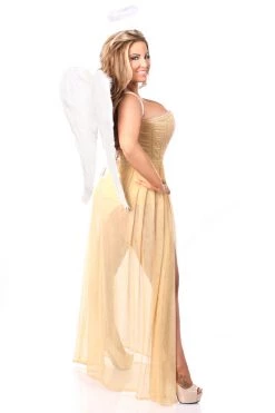 Daisy Corsets Costumes 4 PC Golden Angel Corset Costume*