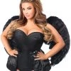 Daisy Corsets 4 PC Angel Of Darkness Corset Costume* Costumes