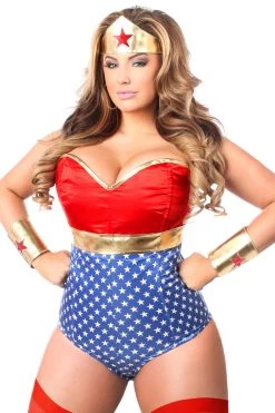 Daisy Corsets Costumes 3 PC Sexy Superhero Costume*