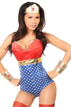 Daisy Corsets Costumes 3 PC Sexy Superhero Costume*