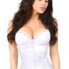 Daisy Corsets White Underbust Zipper Corset* Lingerie
