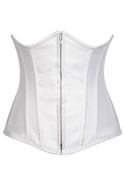 Daisy Corsets Lingerie White Cotton Underbust Corset* 14 Daisy Corsets Lingerie White Cotton Underbust Corset*