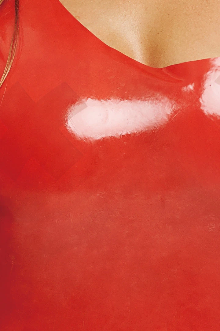 XGEN Red Premium One-Shoulder Mini Dress 6 XGEN Red Premium One-Shoulder Mini Dress