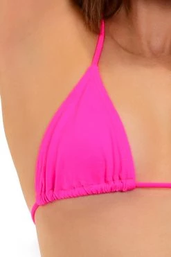 Mapale Dancewear Hot Pink String Bikini Thong Set