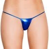 Roma Dancewear Metallic Royal Blue Micro Thong Bikini Bottom