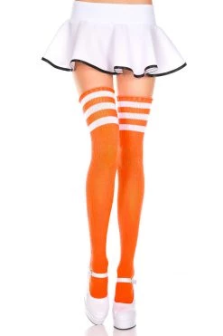 Music Legs Athletic Striped Socks