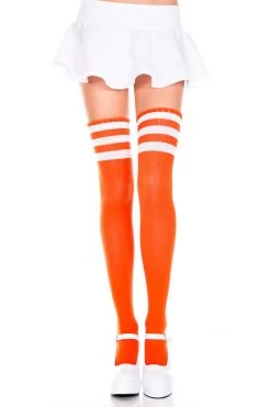 Music Legs Athletic Striped Socks