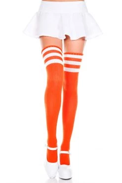 Music Legs Athletic Striped Socks