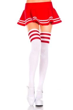Music Legs Athletic Striped Socks