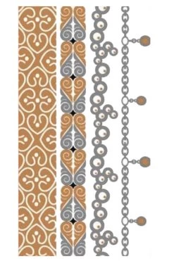 Yoga Sticker Factory Accessories Tattoo Gold Combo- Bracelets