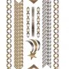 Yoga Sticker Factory Accessories Gold Tattoo Combo- Shooting Star