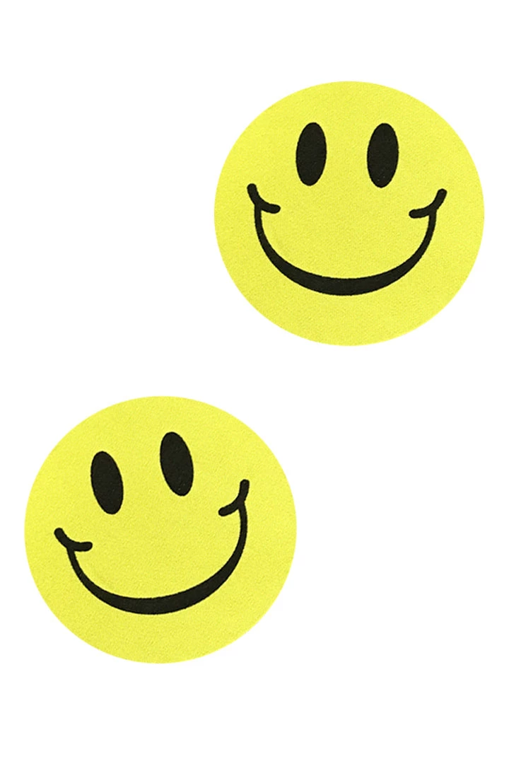 OY Brands Happy Smiley Face Nipple Pasties 3 OY Brands Happy Smiley Face Nipple Pasties