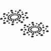 OY Brands Black Acrylic Diamonds Nipple Pasties Accessories