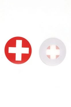 OY Brands Nurse Cross Circular Nipple Pasties Dancewear