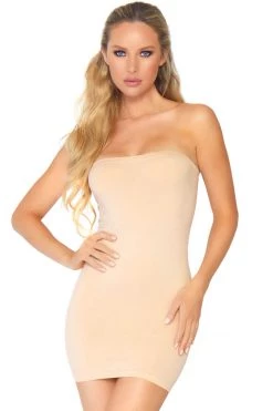 Leg Avenue Light Beige Seamless Bodyshaper Dress Lingerie