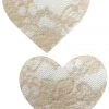 NevaNude New Beige Lace Heart Nipple Pasties 1 NevaNude New Beige Lace Heart Nipple Pasties