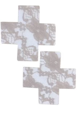 NevaNude Cappuccino Sheer Lace Nipple Pasties