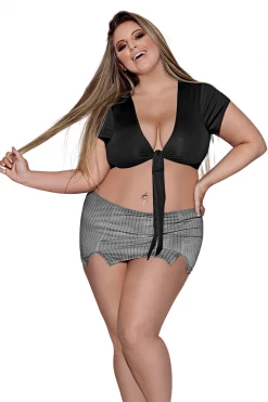 Magic Silk Very Private Naughty Secretary Lingerie School Girl Outfits